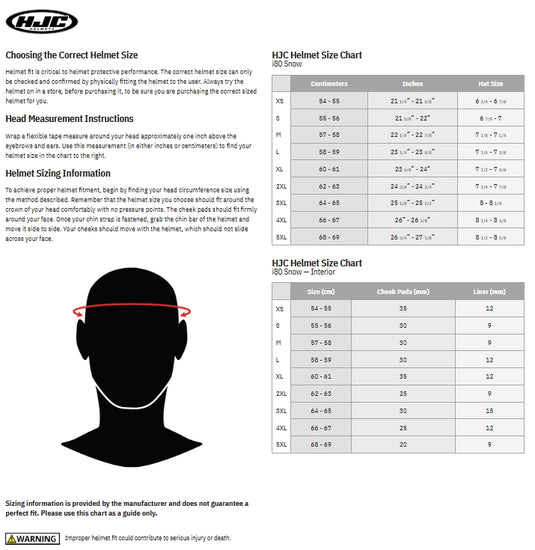 Hjc i80 Solid Modular Snow Electric Helmet (XXXX-Large, Semi Flat Black)