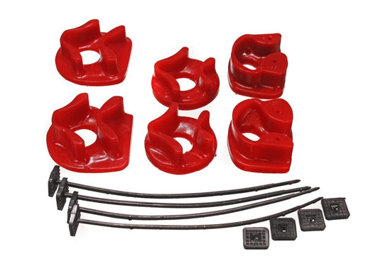 Energy Suspension 16.1109R ES Motor Mounts - Red
