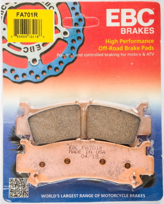 Ebc FA701R R Series Long Life Sintered Brake Pads