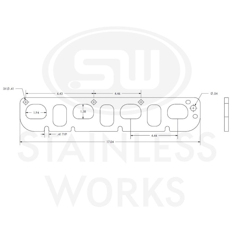 Load image into Gallery viewer, Stainless Works HFJP61175 SSW Flange
