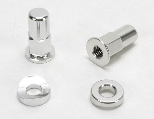 No Toil NTRK-001 Rim Lock Tower Nut/Spacer Kit - Silver
