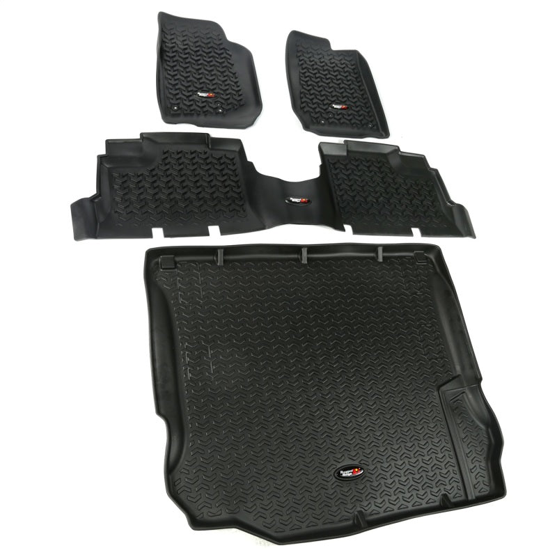 Load image into Gallery viewer, Rugged Ridge 12988.04 RUG Floor Liners - Black
