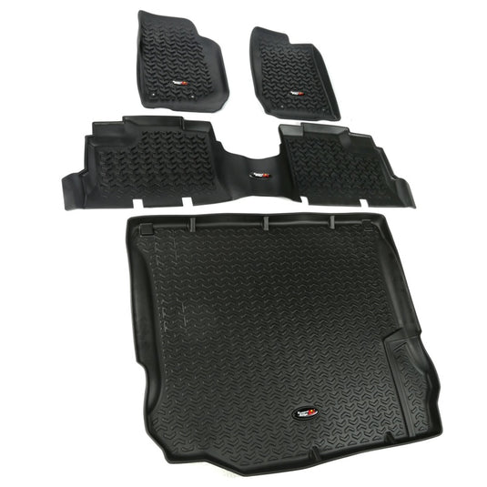 Rugged Ridge 12988.04 RUG Floor Liners - Black