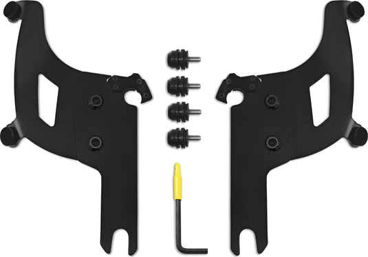 Memphis Shades MEB2042 Trigger-Lock Mount Kit for Bullet Fairing - Black