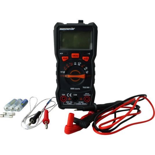 Rm Stator RMS200-106165 Digital Multimeter DC/AC Voltage Resistance Diode Transistor Continuity Tester
