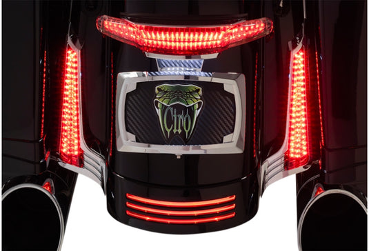 Ciro 40045 Fascia Lights - Chrome/Amber