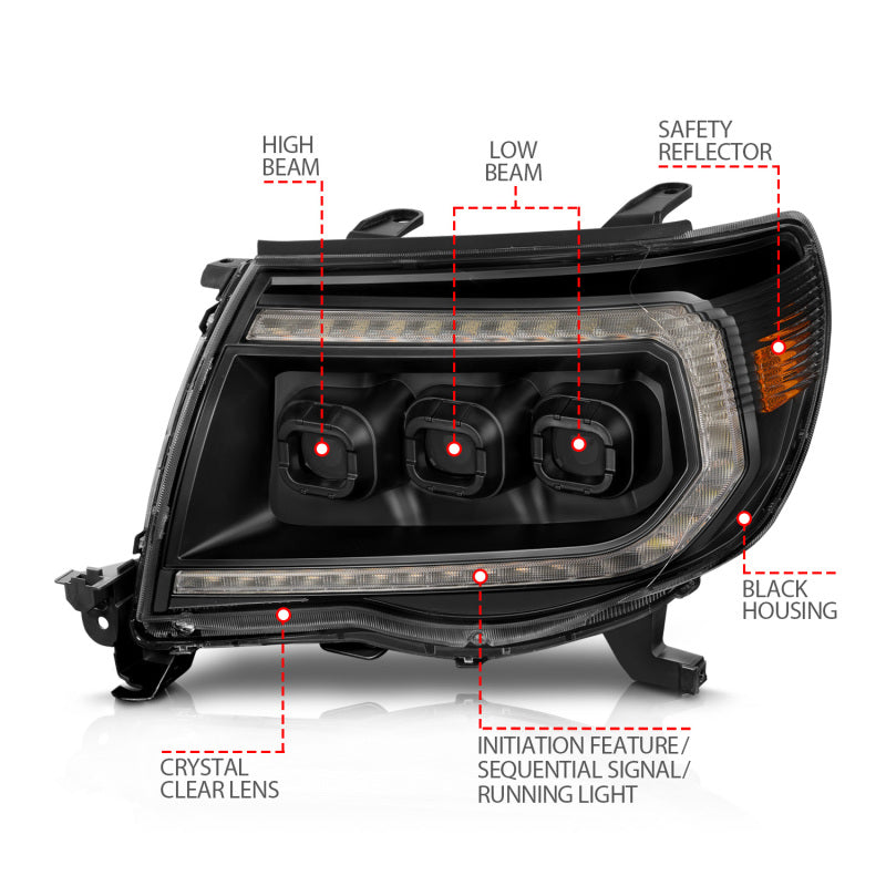 Load image into Gallery viewer, Anzo 111640A ANZ LED/Projector Headlights
