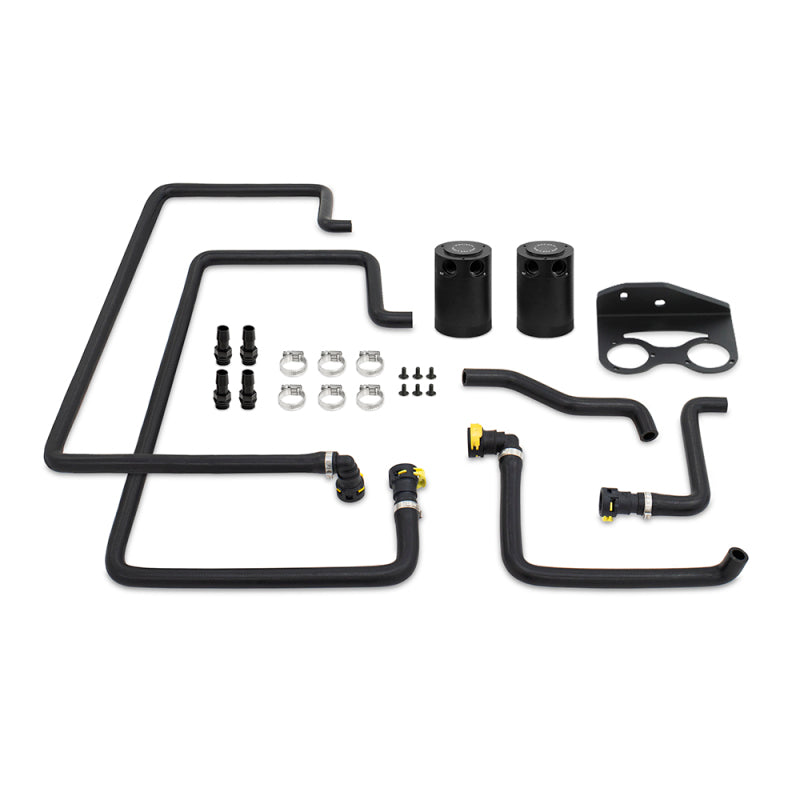Load image into Gallery viewer, Mishimoto MMBCC-F27T-18SBE MM Baffled Oil Catch - Kit
