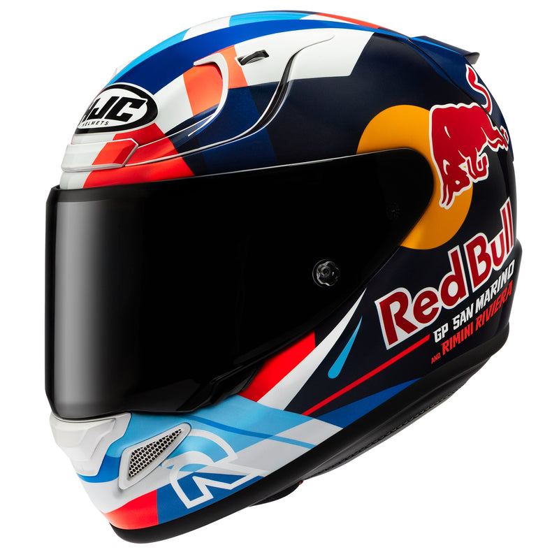 Load image into Gallery viewer, Hjc RPHA 12N Red Bull Misano 2 Helmet (XX-Large, Blue/Red (MC-21))
