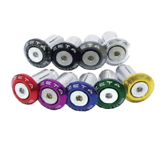 Zeta ZE48-7106 35mm Bar End Plugs - Red