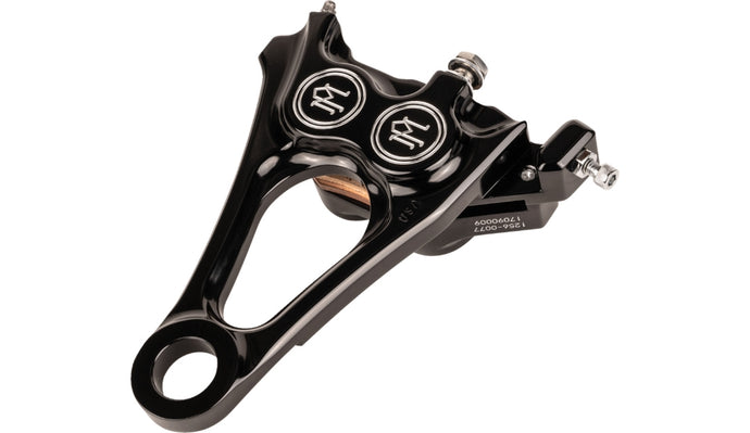 Performance Machine 1256-0084-BM Four-Piston Differential-Bore Brake Caliper Kit - Black Ops