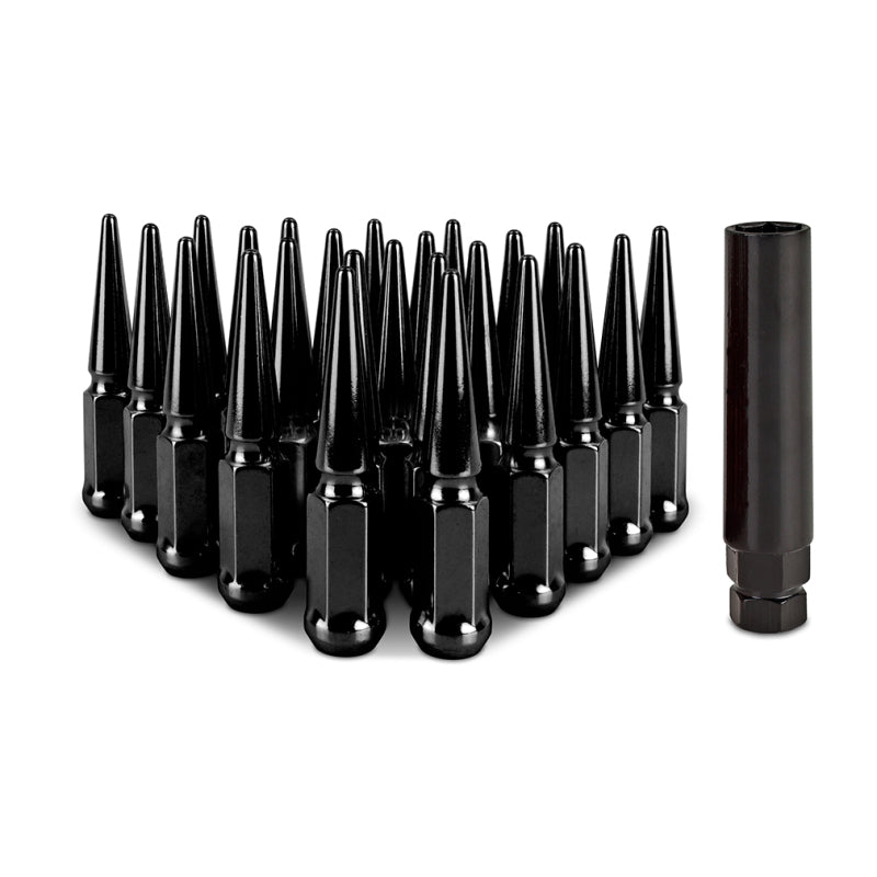 Load image into Gallery viewer, Mishimoto MMLG-SP1415-24BK MM Lug Nuts - Steel
