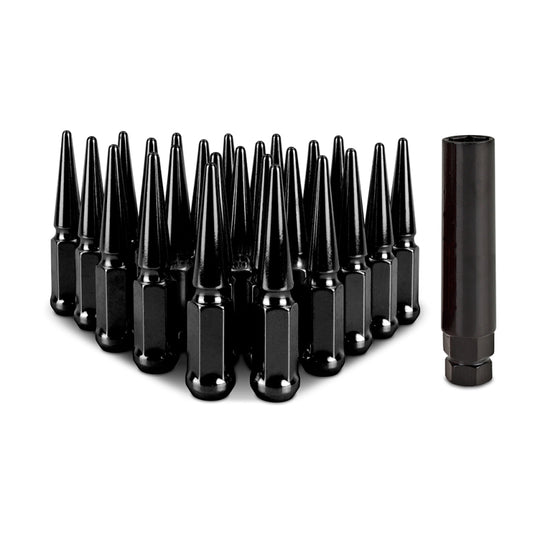Mishimoto MMLG-SP1415-24BK MM Lug Nuts - Steel