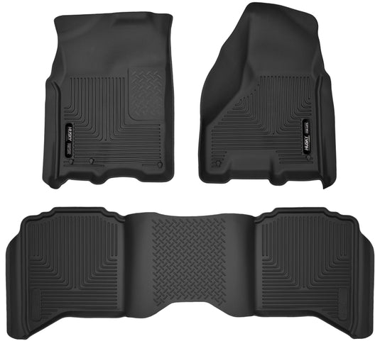 Husky Liners 53608 HL XAC - Front - 2nd Row - Black