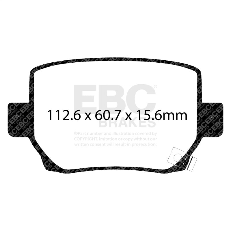 Load image into Gallery viewer, Ebc DP42419R EBC Yellowstuff Brake Pad Sets
