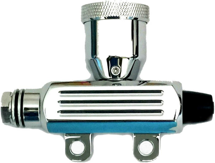 Harddrive 062013 Smooth Rear Master Cylinder - Chrome