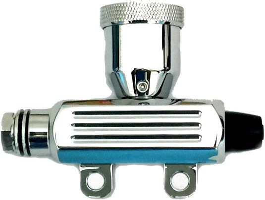 Harddrive 062013 Smooth Rear Master Cylinder - Chrome
