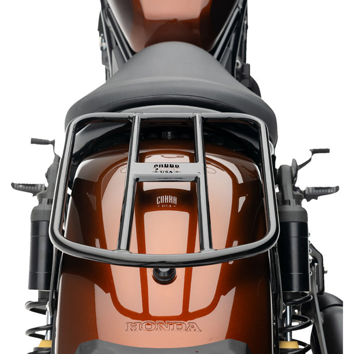 Cobra 02-4109B Solo Luggage Rack - Tube - Black Powdercoat