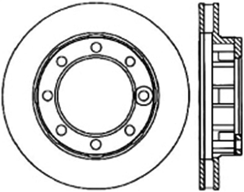 Load image into Gallery viewer, Stoptech 126.68001CSL ST Slotted Sport Brake Rotors
