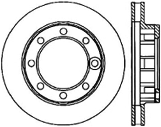 Stoptech 126.68001CSL ST Slotted Sport Brake Rotors
