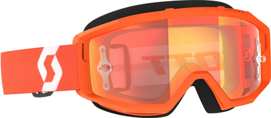 Orange /White / Orange Chrome Works Lens