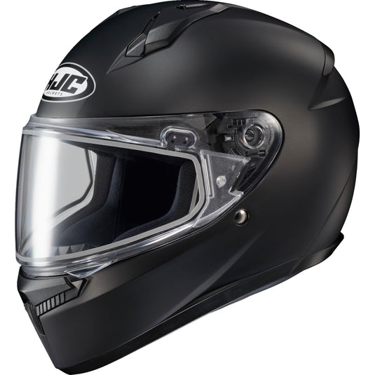 Hjc C10 Snow Helmet with Dual-Lens Shield (X-Small, Semi Flat Black)