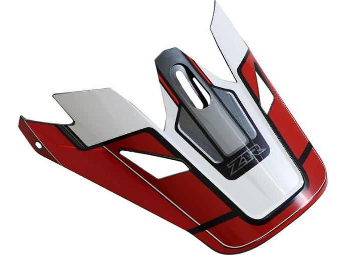 Z1r Visor for Rise MC Helmets - Red/Gray