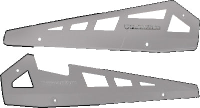 Pro Armor P141221GG-728 Rock Sliders - Ghost Gray