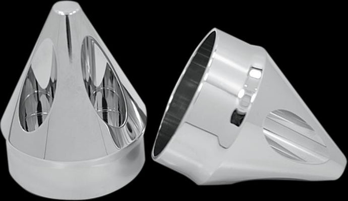 Avon Grips AXL-SPK-AN-TOUR Spike Axle Nut Covers - 1in. - Black