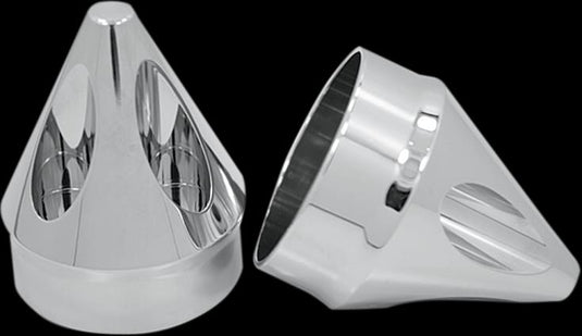 Avon Grips AXL-SPK-CH-TOUR Spike Axle Nut Covers - 1in. - Chrome