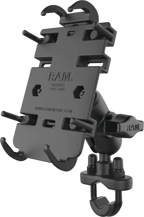 Ram Mounts RAM-B-149Z-A-PD3 Quick Grip Phone Mount with Handlebar U-Bolt Base