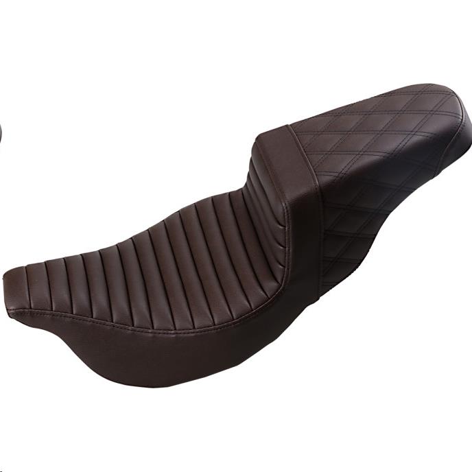 Saddlemen 808-07B-176BR Step-Up Seat - Brown