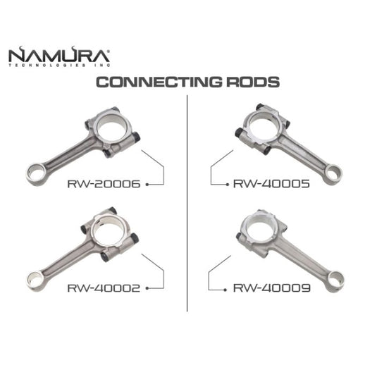 Namura Technologies RW-40009 Connecting Rod Kit without Big End Bearing