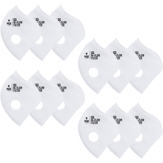 Rz Mask F2 High Flow Replacement Face Mask Filters - Lg - 12Pk