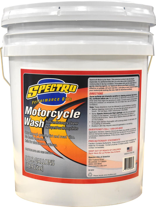 Spectro 310377 Premium Motorcycle Wash - 5 gallons