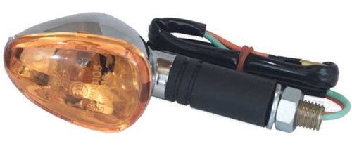 Fire Power 01090443 Mini Stalk Mount Marker Light - 12V/2 Wire - Chrome