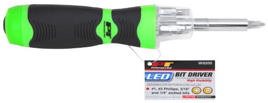 Performance Tools W9205 High Visibility LED Bit Driver