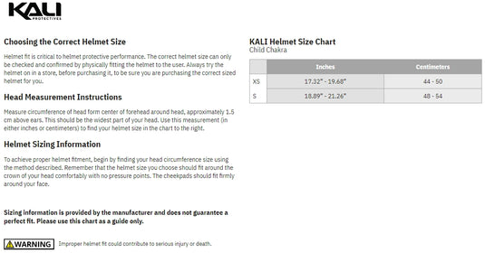 Kali Protectives Chakra Child Helmet