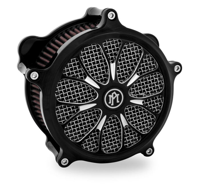 Performance Machine 0206-2010HEA-BMP Heathen Universal Super Gas Air Cleaner Faceplate - Platinum Cut