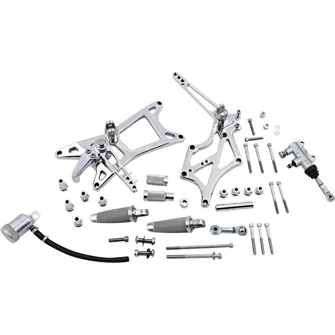 Speed Merchant SM-M8FLMIDWP-P Mid-Controls with Speedpegs - Polished