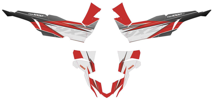 Dcor 20-50-468 Graphic Kit - Gray/Red