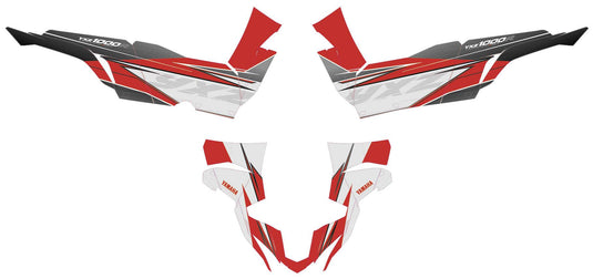 Dcor 20-50-468 Graphic Kit - Gray/Red