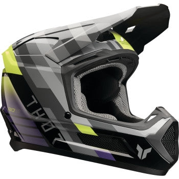 Load image into Gallery viewer, Thor Fleet Camber Youth Helmet (Large, Black/Purple)
