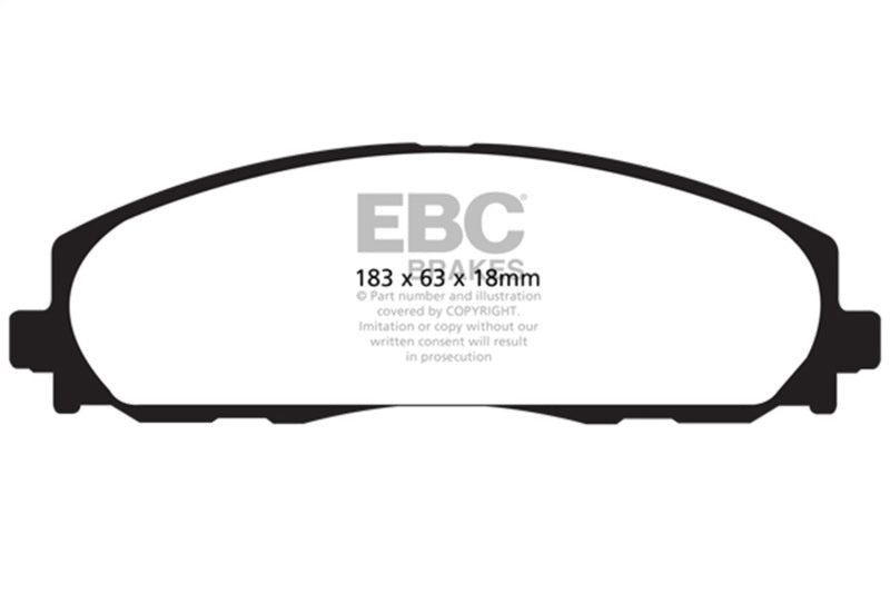 Load image into Gallery viewer, Ebc DP41888R EBC Yellowstuff Brake Pad Sets
