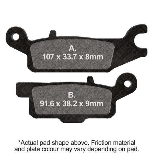 Ebc Powersports FA445SV EBC SV Brake Pads