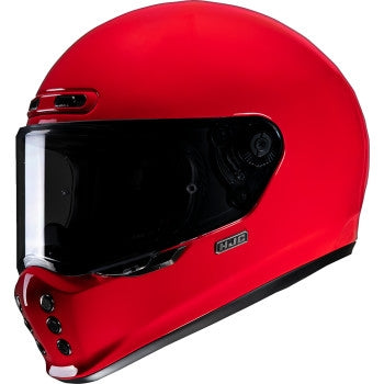 Hjc V10 Solid Helmet (XX-Large, Deep Red)