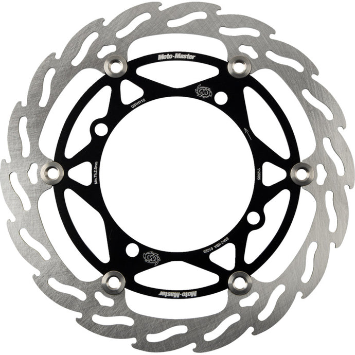 Moto-Master 112085-PU Floating Brake Disc - Flame Steel