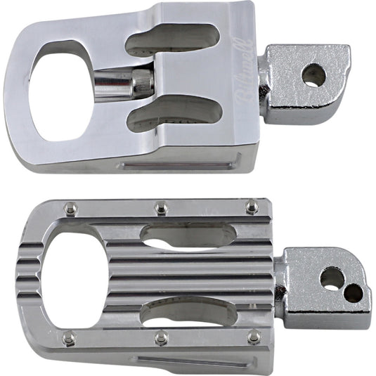 Biltwell Inc. 7005-303-04 Punisher Passenger Footpegs - Polished Regular