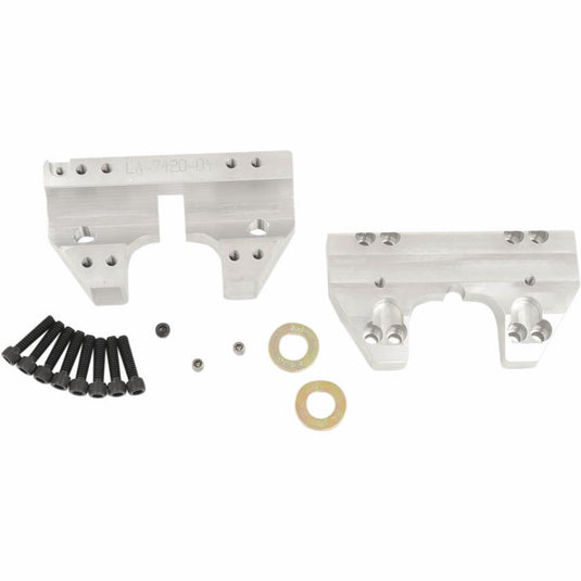 La Choppers LA-7420-04 Handlebar Clamp Set for 1 -/4in. Handlebars