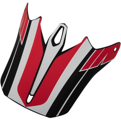 Z1r Visor for F.I Helmets - Hysteria, Red/White